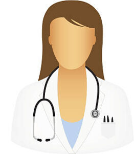 Doctor icons isolated on white background - eps 10 - This vector contains transparency.